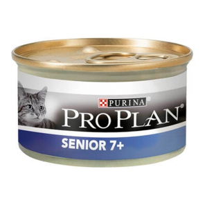 Purina pro plan chat senior 7+ mousse au thon 24x85g