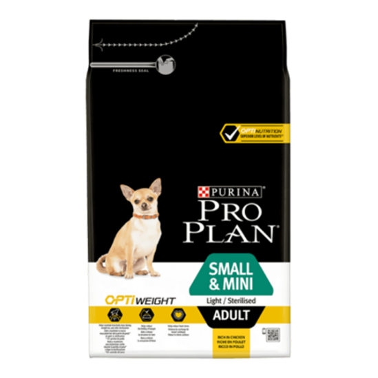 Purina pro plan chien small & mini adult light sterilised 3kg