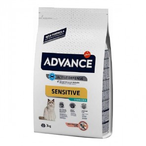 Advance Sensitive sterilized saumon chat + 12 mois 1,5kg