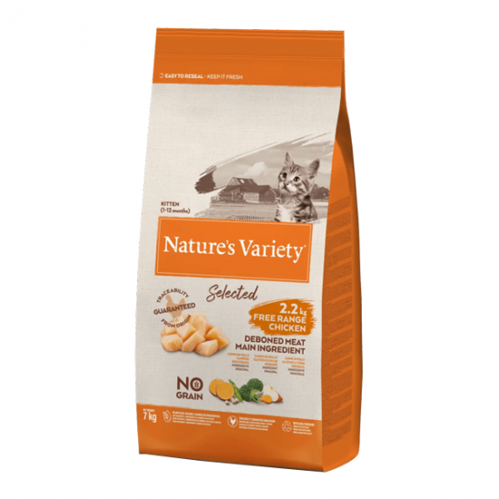 Nature´s Variety Selected poulet pour chaton élevé 7kg