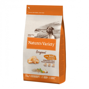 Nature´s Variety Original mini poulet croquettes pour chien adulte 1.5kg