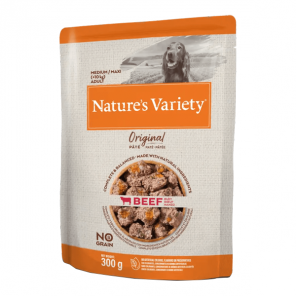 Nature´s Variety Original pâtée boeuf pour chien medium maxi 300gr