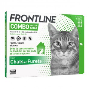 Merial Frontline Combo pour chat 6 pipettes