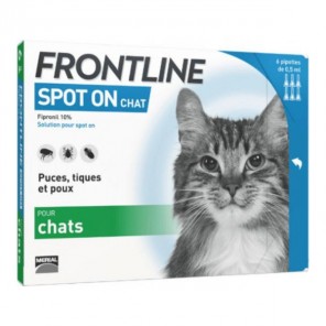 Frontline spot-on chat 6 pipettes