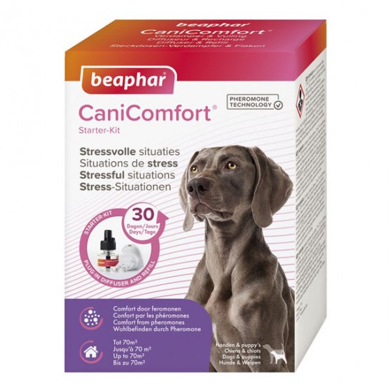 Beaphar Canicomfort diffuseur et recharge calmants pour chiens