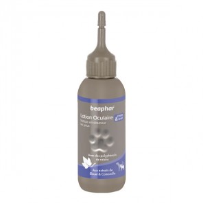 Beaphar Lotion nettoyante oculaire chien et chat 125ml