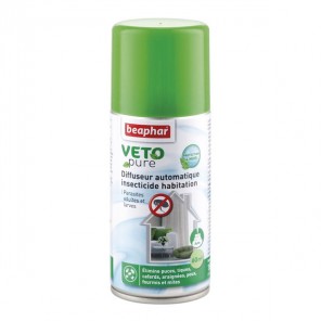 Beaphar Vetopure diffuseur automatique insecticide habitation 150ml