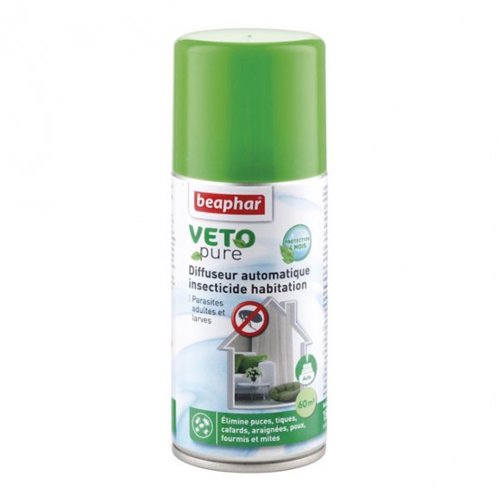 Beaphar Vetopure diffuseur automatique insecticide habitation 150ml