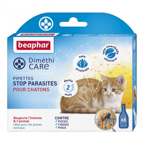 Beaphar Diméthicare Stop Parasites 6 pipettes chien +de 30kg