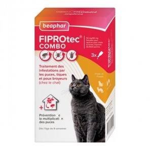 Beaphar Fiprotec 50mg solution spot-on pour chats plus de 1kg