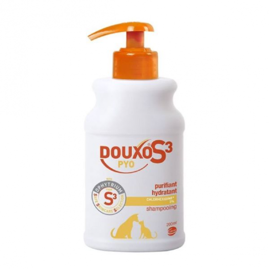 Douxo S3 Pyo shampooing chien et chat 200ml