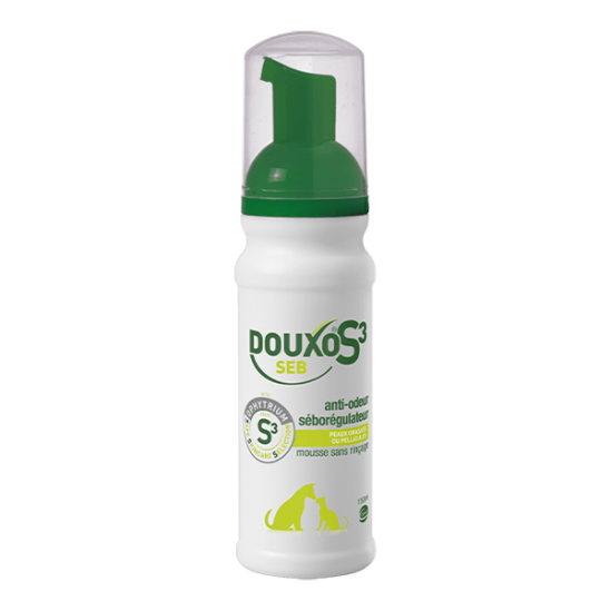 Douxo S3 SEB mousse chien et chat 150ml