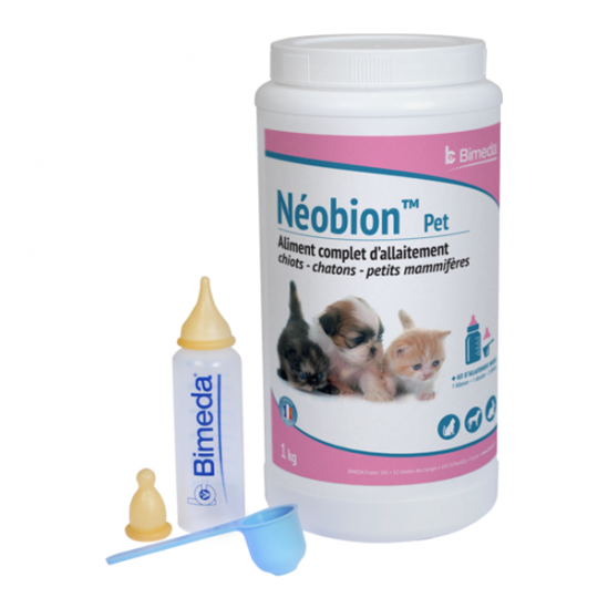 Bimeda Néobion Pet allaitement chiots et chatons 1kg