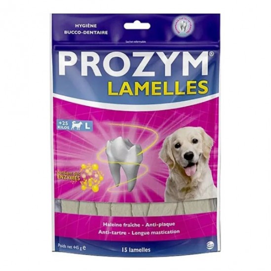 Ceva Prozym L pour chien +25kg - 15 lamelles à mâcher