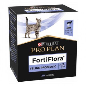 Purina Pro Plan Feline Fortiflora probiotique pour chat 30 sachets