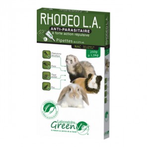 GreenVet Rhodeo anti-parasitaires NAC 4 pipettes