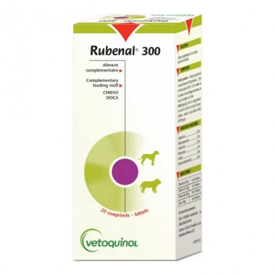 Vetoquinol Rubenal 300 - 20 comprimés