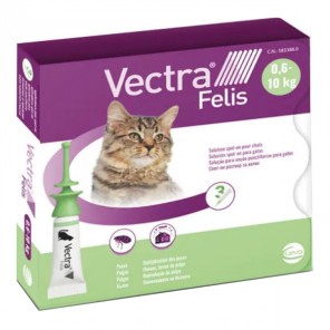 Ceva Vectra Felis 423mg/42,3mg solution pour spot-on chats 12 pipettes