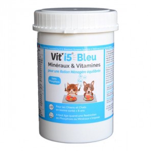 Osalia Vit'i 5 Bleu pour chien et chat adlute plus de 8 ans 250gr