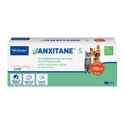 Virbac Anxitane S petit chien et chat boîte de 30 comprimés