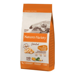 Nature's Variety Selected poulet chat adulte stérilisé 7kg