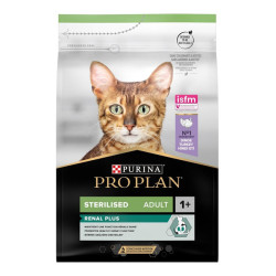 Purina Pro Plan Renal Plus chat adulte stérilisé croquettes dinde 10kg