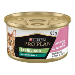 Purina Pro Plan Maintenance chat adulte stérilisé terrine saumon et thon 85gr