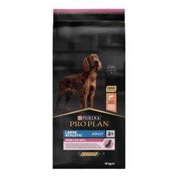 Purina Pro Plan peau sensible chien adulte athlétique grande race croquettes saumon 14kg