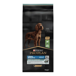 Purina Pro Plan Sensitive Digestion chien adulte athlétique grande race croquettes agneau 14kg