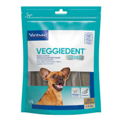 Virbac VeggieDent Fresh XS chien - de 5kg 15 lamelles