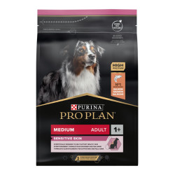 Purina Pro Plan peau sensible chien adulte moyenne race croquettes saumon 14kg