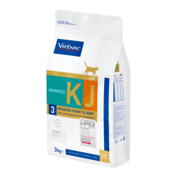 Virbac HPM KJ3 Insuffisance rénale & Ostéoarthrite chats adultes croquettes 3kg