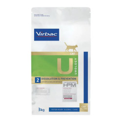 Virbac Veterinary HPM chat dissolution & prévention croquettes urologie 3kg