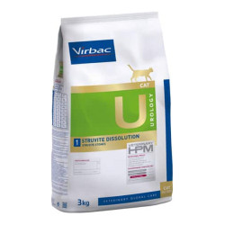 Virbac Veterinary HPM chat dissolution struvite croquettes urologie 3kg