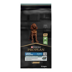 Purina Pro Plan Sensitive Digestion chiot athlétique grande race croquettes agneau 12kg