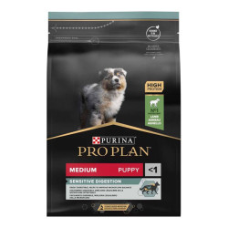 Purina Pro Plan Sensitive Digestion chiot moyenne race croquettes agneau 12kg