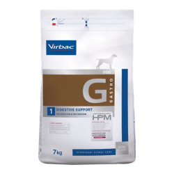 Virbac Veterinary HPM chiens gastro digestive support G1 croquettes 7kg