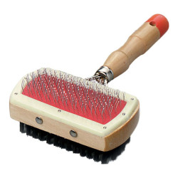 Labelvage brosse étrille 2 faces chien