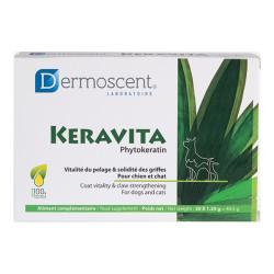 Dermoscent Keravita Phytokératine chien et chat 30 comprimés