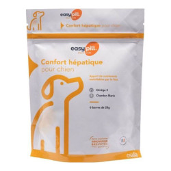 Osalia Easypill confort hépatique chien barres 15 x 28gr