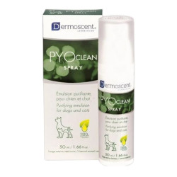 Dermoscent PYOclean Spray émulsion purifiante chien et chat 50ml