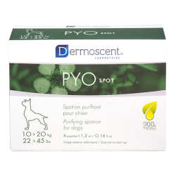 Dermoscent PYOspot chien 10-20kg 4 pipettes de 1,2ml