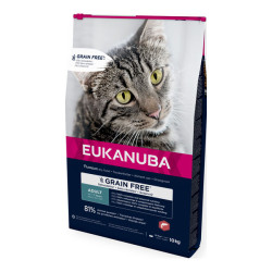 Eukanuba chat adulte croquettes saumon sans céréales 10kg