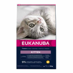 Eukanuba chat chaton 1-12 mois croquettes au poulet frais 10kg