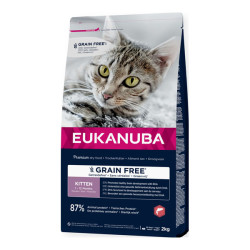 Eukanuba chaton croquettes saumon sans céréales 2kg