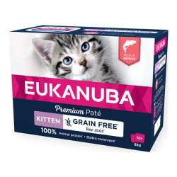 Eukanuba chaton pâté saumon sans céréales 12 x 85gr