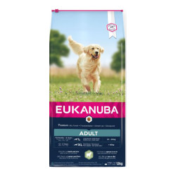 Eukanuba Adult croquettes agneau et riz pour chien adulte grande race 12kg