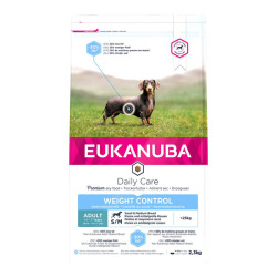 Eukanuba Daily Care contrôle du poids chien adulte petite et moyenne race croquettes poulet 2,3kg