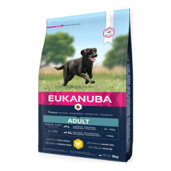 Eukanuba chien adulte de grande race croquettes poulet frais 3kg