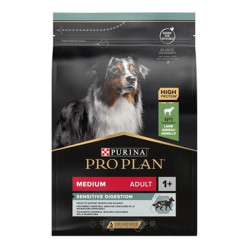 Purina Pro Plan Sensitive Digestion chien adulte moyenne race croquettes agneau 14kg